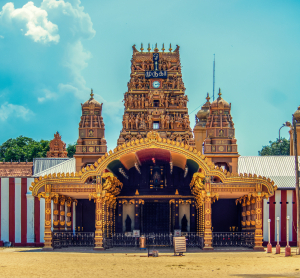 Nallur-Kandaswamy-Tempel in Jaffna, Sri Lanka.