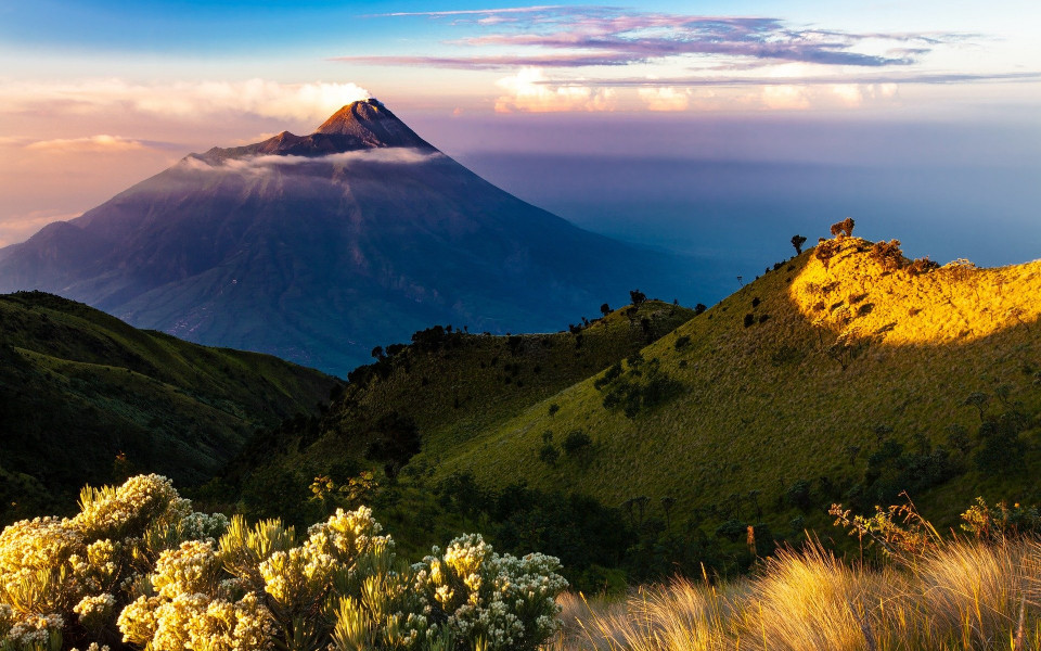 Berglandschaft auf Java