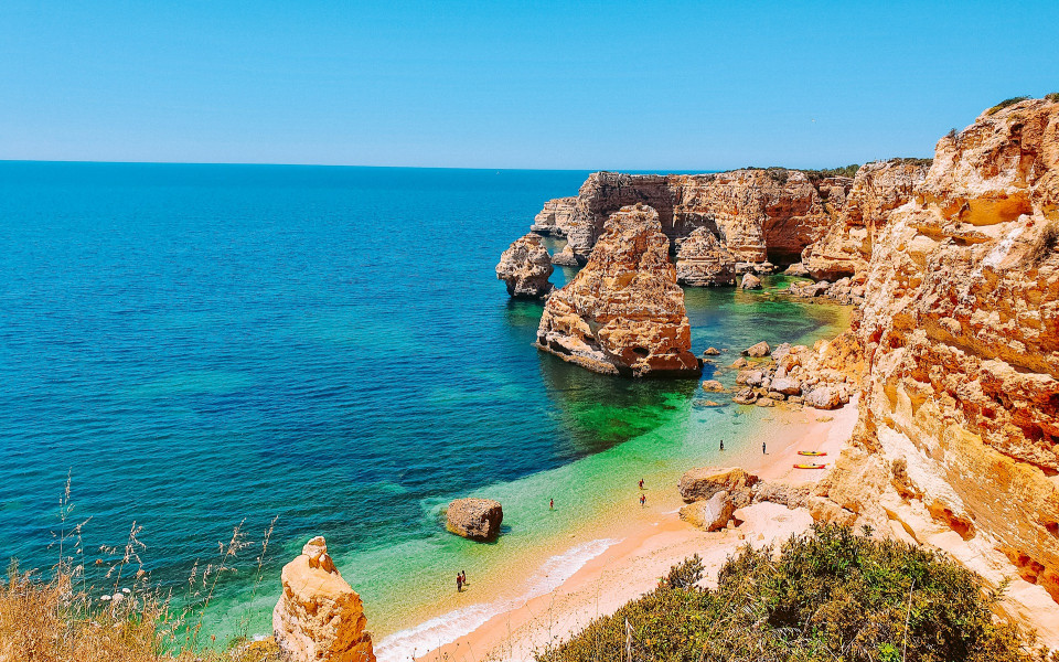 Marinha Strand in Portugal