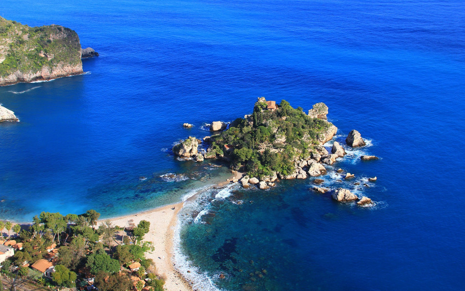 Bucht in Sizilien