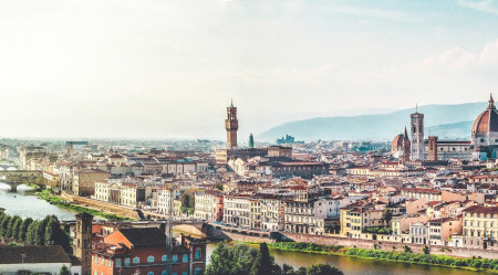 florenz_dom_und_Stadtansicht_vom_ufer_des_arno